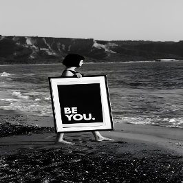 Minimaal | Wees jezelf gewaagd Briefkaart