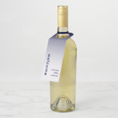 Minimaal welkome marineslag Label (Schuin)