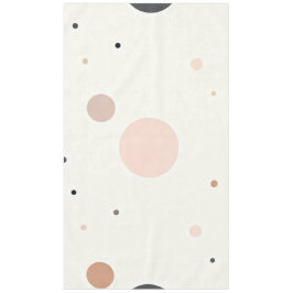 Minimaal Winter Stippenpatroon, Zachte Cozy Neutra Tafelkleed