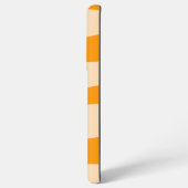 Minimaal wisselend sinaasappel samsung galaxy hoesje (Achterkant horizontaal)