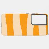 Minimaal wisselend sinaasappel samsung galaxy hoesje (Linkerkant)