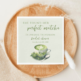 Minimaal Ze vond haar perfecte Matcha Bruidsuitje Servet