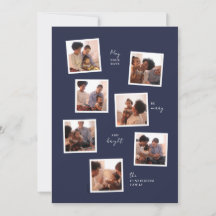 Minimaal zeven foto's kerstkaart