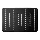 Minimaal zwart en wit badmat (Voorkant)