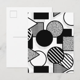 Minimaal zwart ontwerp III Briefkaart
