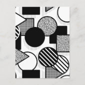 Minimaal zwart ontwerp III Briefkaart (Voorkant)