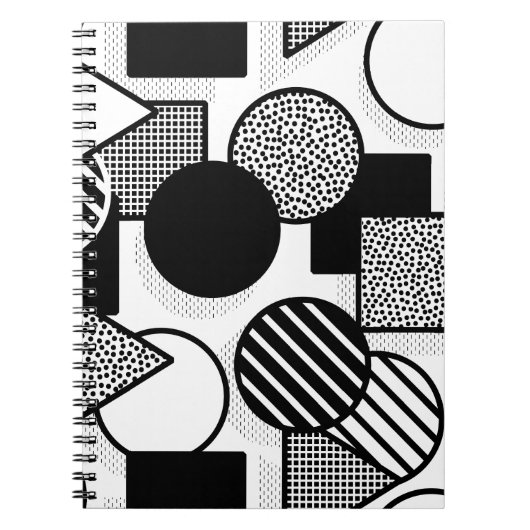 Minimaal zwart ontwerp III Notitieboek (Voorkant)