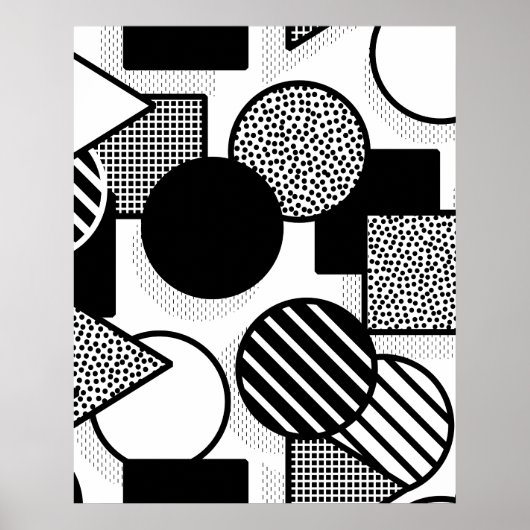 Minimaal zwart ontwerp III Poster (Voorkant)