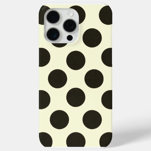 Minimaal zwart stippenpatroon Case-Mate iPhone case (Achterkant)