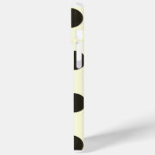 Minimaal zwart stippenpatroon Case-Mate iPhone case (Achterkant / Links)