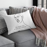 Minimaal zwart werd ze een Hero Inspiration Girl Accent Kussen<br><div class="desc">Minimaal zwart werd ze een Hero Inspiration Girl</div>