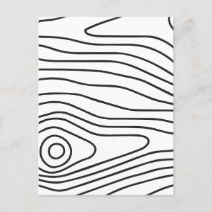 Minimaal zwart-wit abstract feestdagenkaart