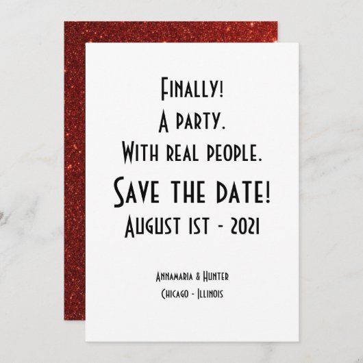 Minimaal zwart-wit, eindelijk een partij kaart (Voorkant / Achterkant)