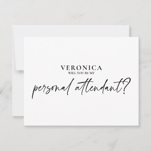 Minimaal zwart wit persoonlijk begeleidend voorste (Voorkant)