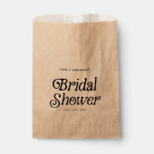 Minimaal zwart-wit Retro Vrijgezellenfeest Bedankzakje (Voorkant)