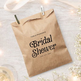 Minimaal zwart-wit Retro Vrijgezellenfeest Bedankzakje