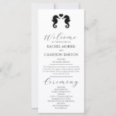 Minimaal zwart-wit zeepaarden-programma voor de ku (Voorkant)