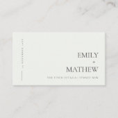 MINIMAAL ZWARTE EN WITTE TYPOGRAFIE COVID DETAIL INFORMATIEKAARTJE (Voorkant)