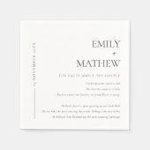 MINIMAAL ZWARTE EN WITTE TYPOGRAFIE FUN FACTS SERVET (Voorkant)