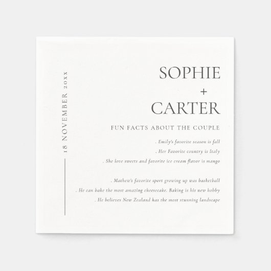 MINIMAAL ZWARTE EN WITTE TYPOGRAFIE FUN FACTS SERVET (Voorkant)