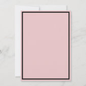 Minimal 50 & Fabulous Dusty Pink 50th Birthday Kaart (Achterkant)