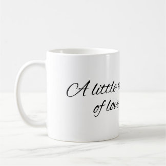 Minimal A Little Note of Love Mug Koffiemok