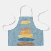 Minimal abstract balance stones composition schort (Voorkant)