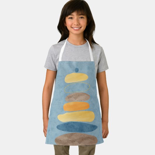 Minimal abstract balance stones composition schort (Insitu)