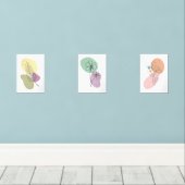 Minimal Abstract Botanical Line Art Prints (Houten vloer)