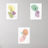 Minimal Abstract Botanical Line Art Prints (Voorkant)