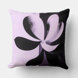 Minimal Abstract Floral Throw Pillow Kussen