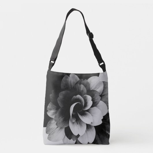 Minimal Abstract Floral Tote Bag (Achterkant)