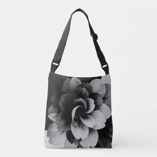 Minimal Abstract Floral Tote Bag (Voorkant)