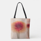 Minimal Abstract Flower Shoulder Tote Bag (Achterkant)