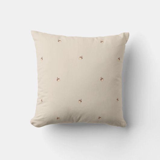 Minimal Acorn Pattern Pillow  Kussen (Voorkant)