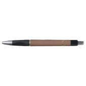 Minimal Aged Leather Style Design Personalized Pen (Voorkant)