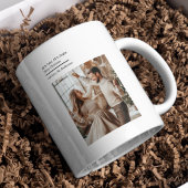 Minimal All Is Calm All Is Bright Christmas Photo Koffiemok