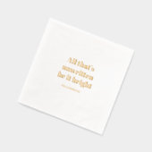 Minimal All That’s Unwritten Be It Bright Folie Servetten (Links)