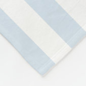 Minimal and Chic Blue French Personalized Wedding Fleece Deken (Hoek)