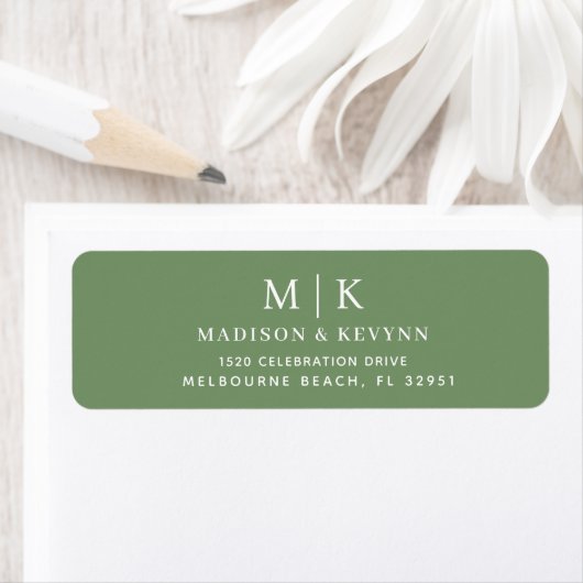Minimal and Chic | Wedding Return Address Label (Insitu)