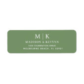 Minimal and Chic | Wedding Return Address Label (Voorkant)