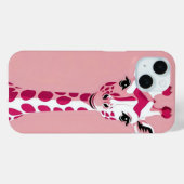 Minimal Animal Art phone case (Achterkant (horizontaal))