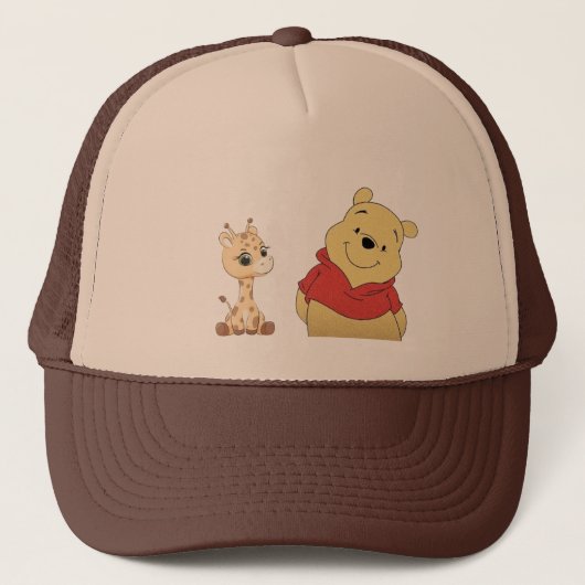 Minimal Animal Illustration Hat Trucker Pet (Voorkant)