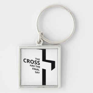 Minimal Art Christelijk Art Cross Gospel Gezegden  Sleutelhanger