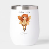 Minimal Autumn Fairy – gepersonaliseerde Thanksgiv (Achterkant)