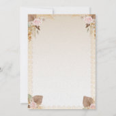 Minimal Baby Shower Invitation | Modern Neutral Kaart (Achterkant)