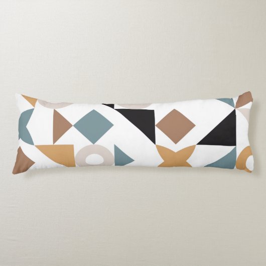 Minimal Bauhaus Baby Body Pillow Lichaamskussen (Voorkant)