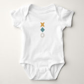 Minimal Bauhaus Baby Bodysuit (Voorkant)