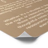 Minimal Beer Baby shower Late nacht luier Spel Poster (Hoek)