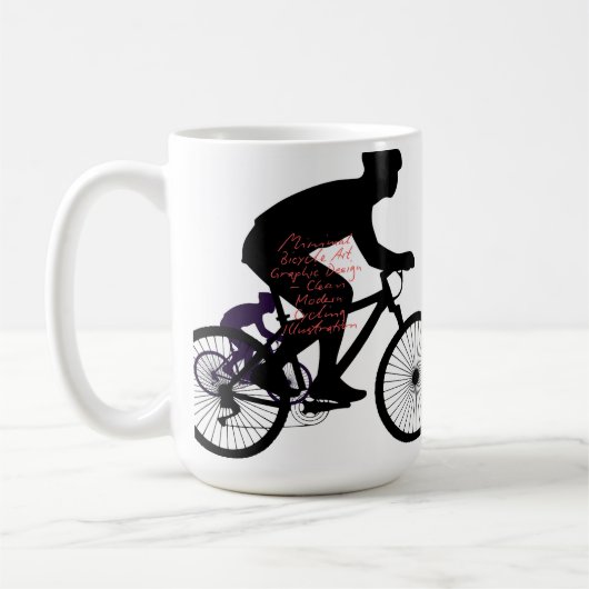 Minimal Bicycle Art Koffiemok (Links)